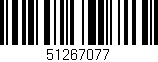 Código de barras (EAN, GTIN, SKU, ISBN): '51267077'
