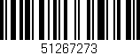 Código de barras (EAN, GTIN, SKU, ISBN): '51267273'
