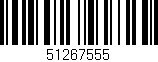 Código de barras (EAN, GTIN, SKU, ISBN): '51267555'