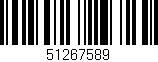 Código de barras (EAN, GTIN, SKU, ISBN): '51267589'