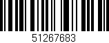 Código de barras (EAN, GTIN, SKU, ISBN): '51267683'