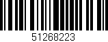 Código de barras (EAN, GTIN, SKU, ISBN): '51268223'