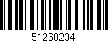 Código de barras (EAN, GTIN, SKU, ISBN): '51268234'