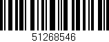 Código de barras (EAN, GTIN, SKU, ISBN): '51268546'