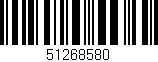 Código de barras (EAN, GTIN, SKU, ISBN): '51268580'