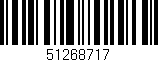 Código de barras (EAN, GTIN, SKU, ISBN): '51268717'