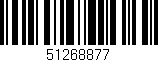 Código de barras (EAN, GTIN, SKU, ISBN): '51268877'