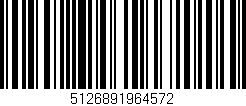 Código de barras (EAN, GTIN, SKU, ISBN): '5126891964572'