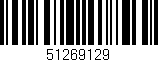 Código de barras (EAN, GTIN, SKU, ISBN): '51269129'