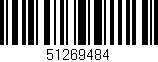 Código de barras (EAN, GTIN, SKU, ISBN): '51269484'