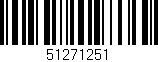 Código de barras (EAN, GTIN, SKU, ISBN): '51271251'