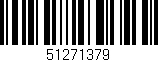 Código de barras (EAN, GTIN, SKU, ISBN): '51271379'
