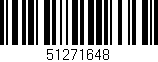 Código de barras (EAN, GTIN, SKU, ISBN): '51271648'