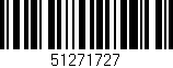 Código de barras (EAN, GTIN, SKU, ISBN): '51271727'