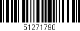 Código de barras (EAN, GTIN, SKU, ISBN): '51271790'