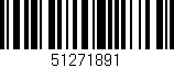 Código de barras (EAN, GTIN, SKU, ISBN): '51271891'