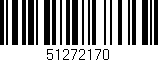 Código de barras (EAN, GTIN, SKU, ISBN): '51272170'