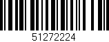 Código de barras (EAN, GTIN, SKU, ISBN): '51272224'