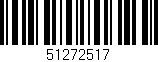 Código de barras (EAN, GTIN, SKU, ISBN): '51272517'
