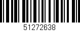 Código de barras (EAN, GTIN, SKU, ISBN): '51272638'
