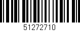 Código de barras (EAN, GTIN, SKU, ISBN): '51272710'