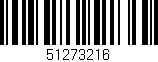 Código de barras (EAN, GTIN, SKU, ISBN): '51273216'
