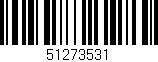 Código de barras (EAN, GTIN, SKU, ISBN): '51273531'