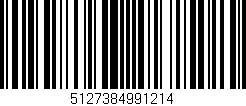 Código de barras (EAN, GTIN, SKU, ISBN): '5127384991214'