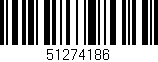 Código de barras (EAN, GTIN, SKU, ISBN): '51274186'