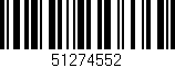 Código de barras (EAN, GTIN, SKU, ISBN): '51274552'