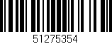 Código de barras (EAN, GTIN, SKU, ISBN): '51275354'