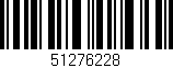 Código de barras (EAN, GTIN, SKU, ISBN): '51276228'