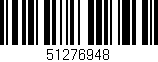 Código de barras (EAN, GTIN, SKU, ISBN): '51276948'