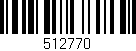 Código de barras (EAN, GTIN, SKU, ISBN): '512770'