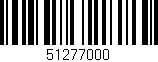 Código de barras (EAN, GTIN, SKU, ISBN): '51277000'