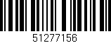 Código de barras (EAN, GTIN, SKU, ISBN): '51277156'