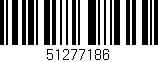 Código de barras (EAN, GTIN, SKU, ISBN): '51277186'