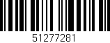 Código de barras (EAN, GTIN, SKU, ISBN): '51277281'