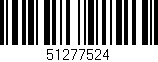Código de barras (EAN, GTIN, SKU, ISBN): '51277524'