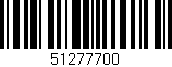 Código de barras (EAN, GTIN, SKU, ISBN): '51277700'