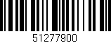 Código de barras (EAN, GTIN, SKU, ISBN): '51277900'