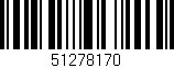 Código de barras (EAN, GTIN, SKU, ISBN): '51278170'