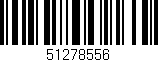 Código de barras (EAN, GTIN, SKU, ISBN): '51278556'