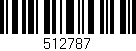 Código de barras (EAN, GTIN, SKU, ISBN): '512787'