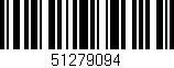 Código de barras (EAN, GTIN, SKU, ISBN): '51279094'