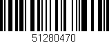 Código de barras (EAN, GTIN, SKU, ISBN): '51280470'
