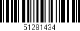 Código de barras (EAN, GTIN, SKU, ISBN): '51281434'