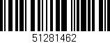 Código de barras (EAN, GTIN, SKU, ISBN): '51281462'