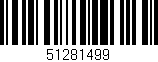 Código de barras (EAN, GTIN, SKU, ISBN): '51281499'