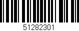 Código de barras (EAN, GTIN, SKU, ISBN): '51282301'